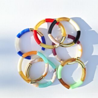 Bracelets Sonia (perles acryliques)
