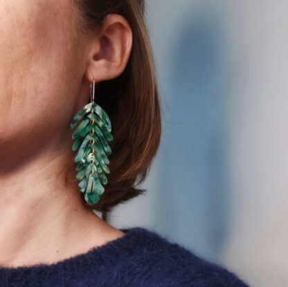 Boucles Pocahontas (feuilles vertes) – Image 2