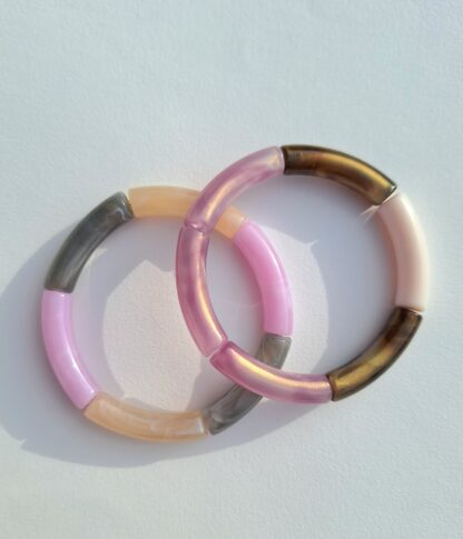 Bracelet Sonia lilas-gris – Image 2