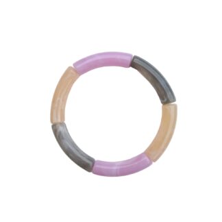 Bracelet Sonia lilas-gris