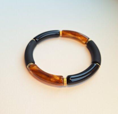 Bracelet Sonia Soirée (perles acryliques/élastique)