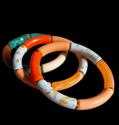 Bracelet Sonia Orange fluo – Image 2