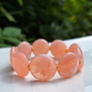 Bracelet Mentos (Rose pêche)