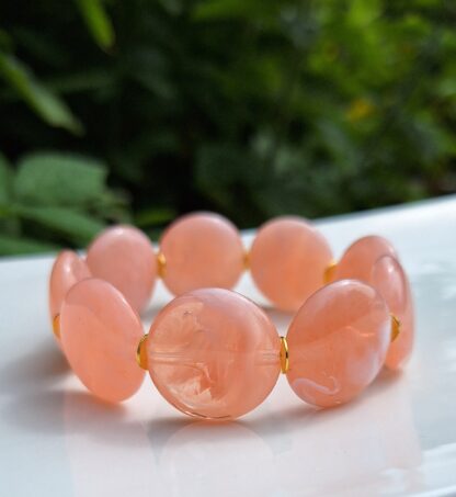 Bracelet Mentos (Rose pêche)