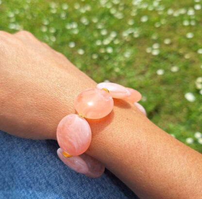 Bracelet Mentos (Rose pêche) – Image 3