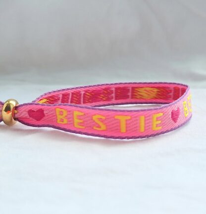 Bracelet Ruban "Bestie" – Image 2
